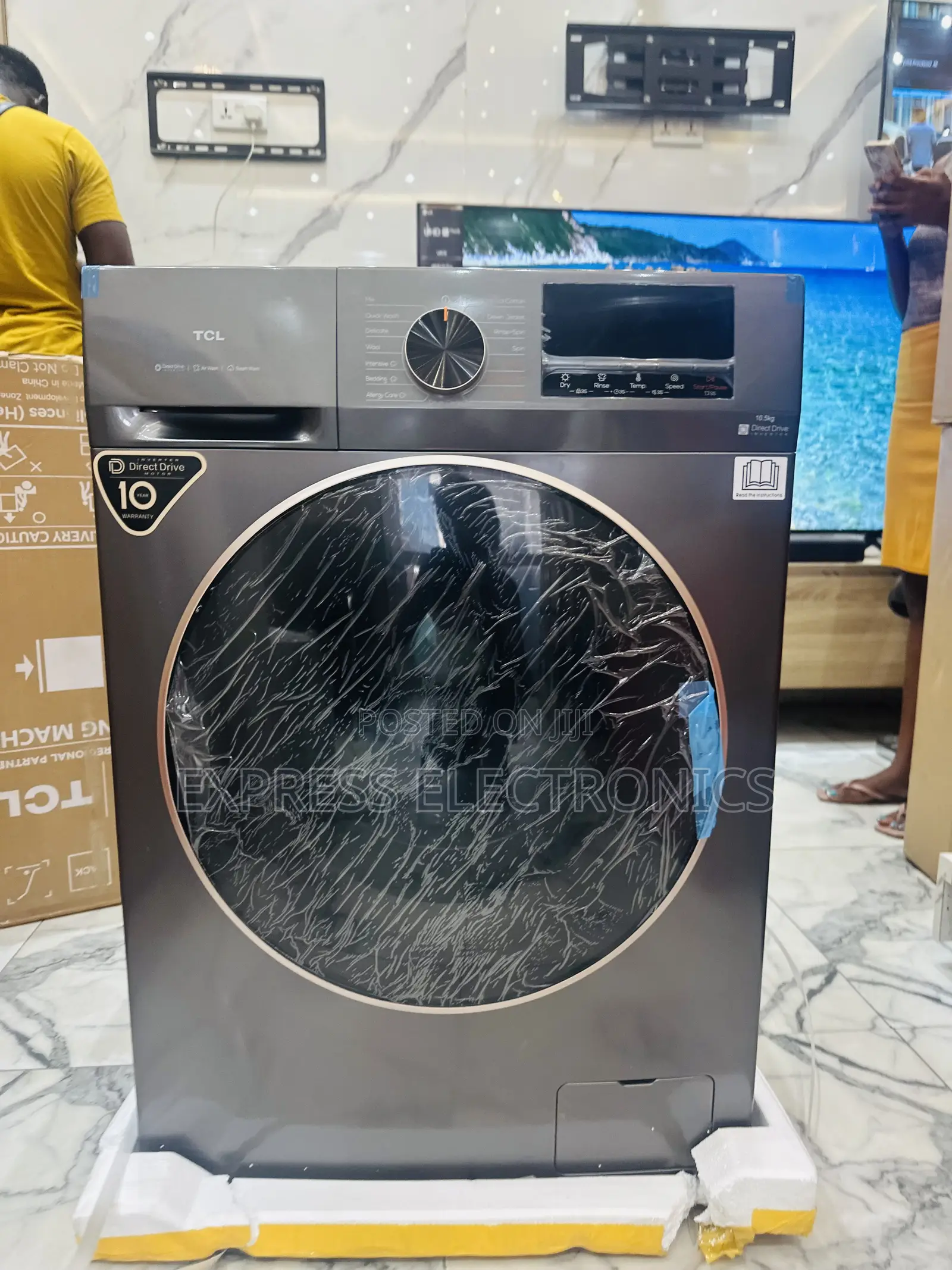 Powerful Wash and Spin Front Load 11kg TCL