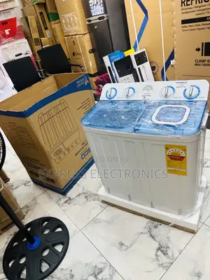 Transparent Lid Blue Nasco 7kg Topload Washing Machine