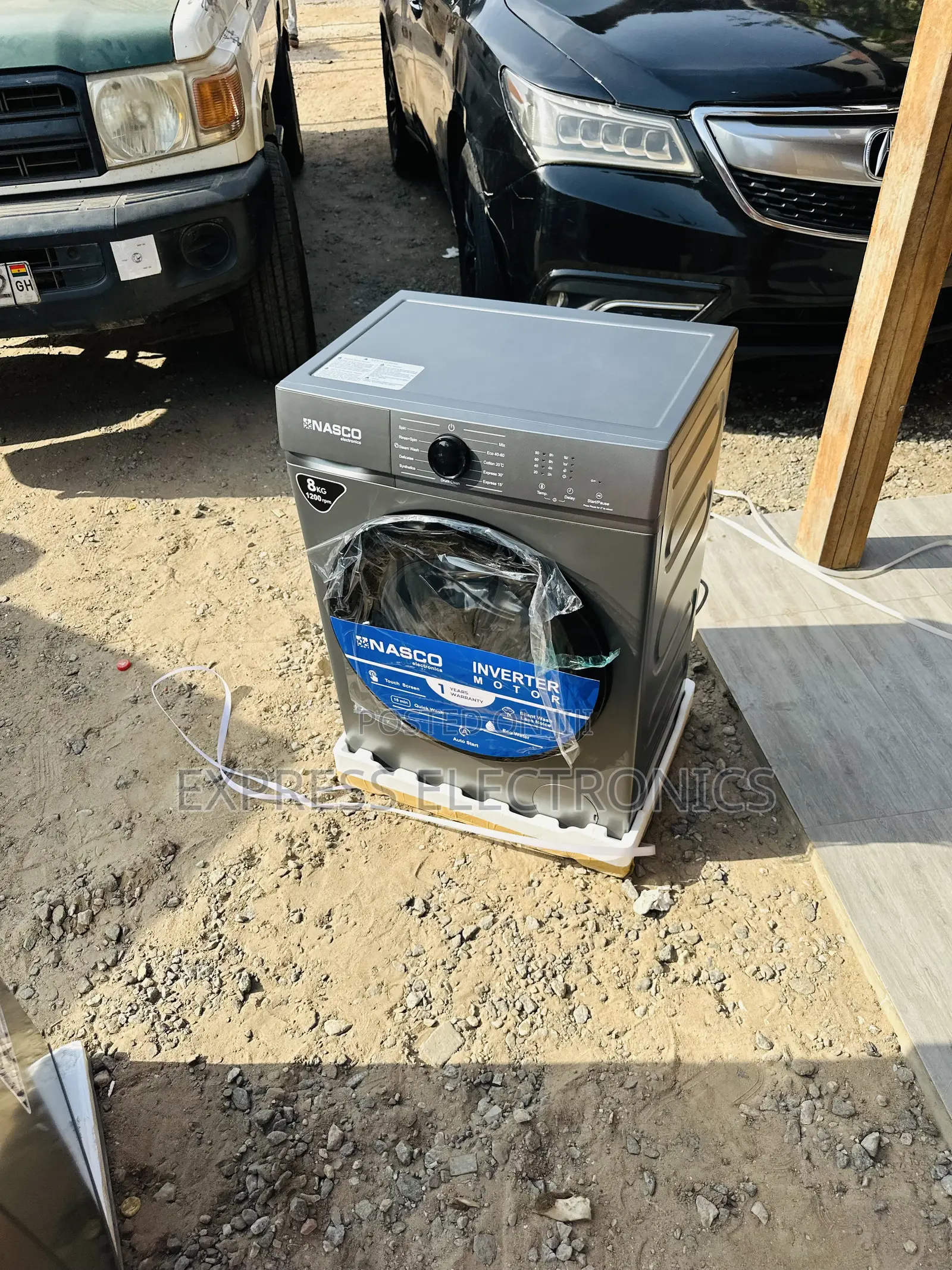 8kg Frontload Nasco Inverter Washing Machine