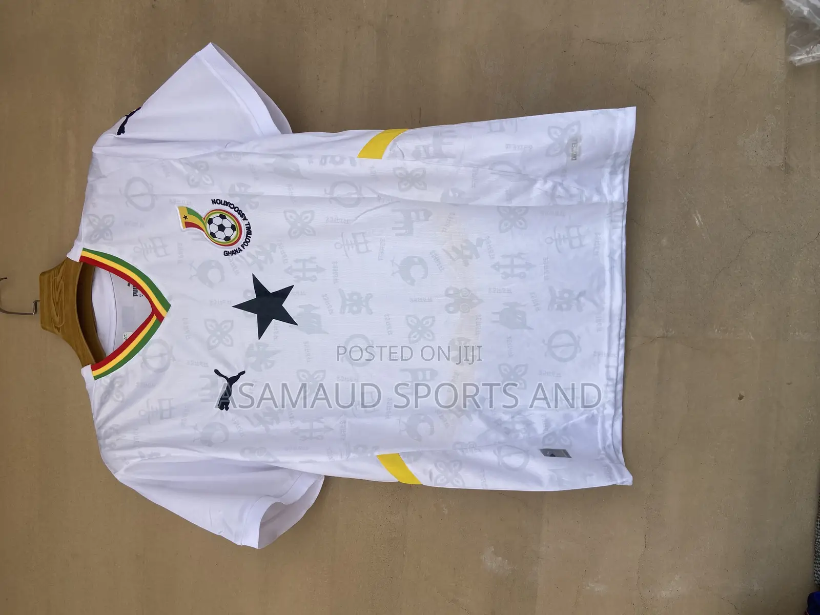 Original Ghana Jersey Plus Customization at Cool Price