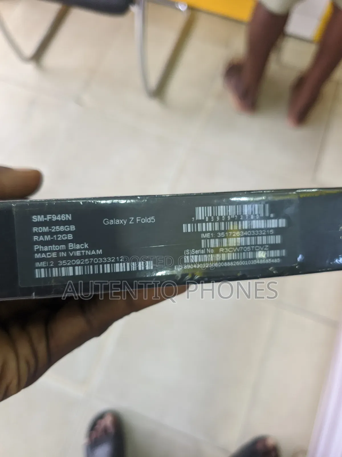 New Samsung Galaxy Z Fold 5 256 GB Black