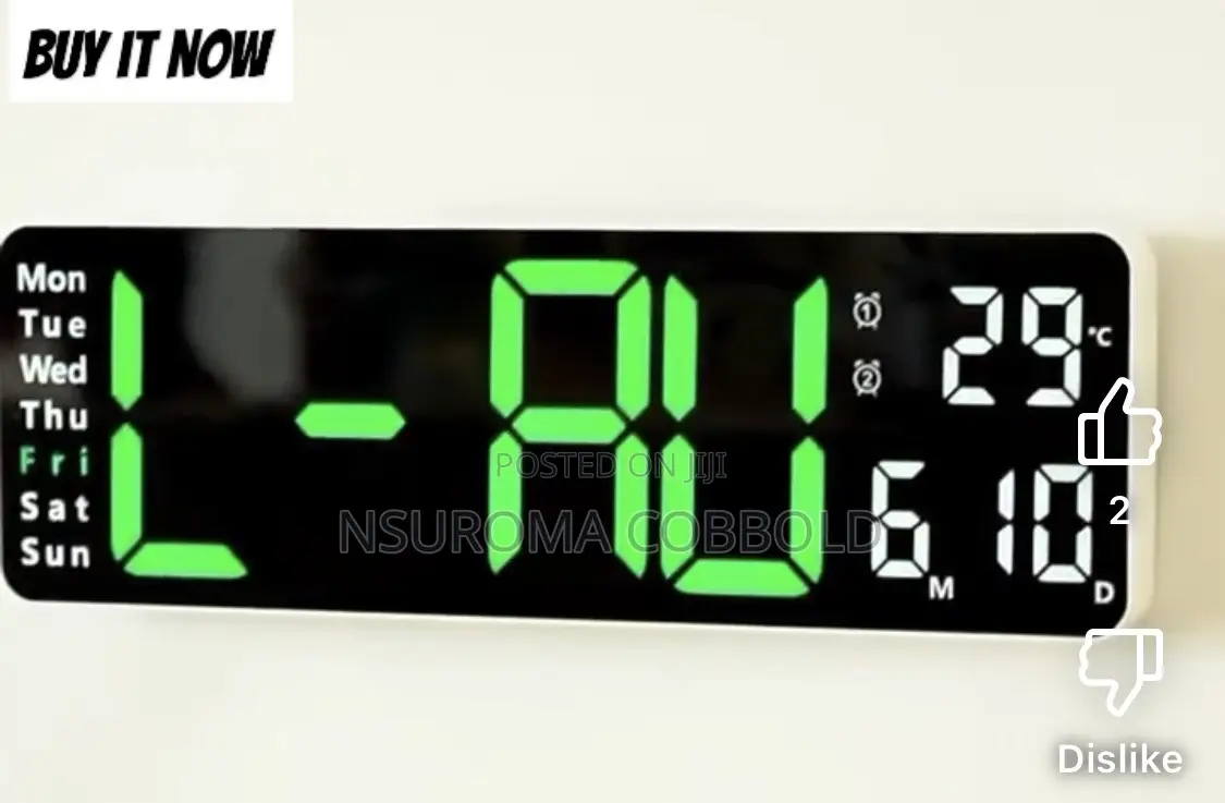 Digital Wall Clock .25