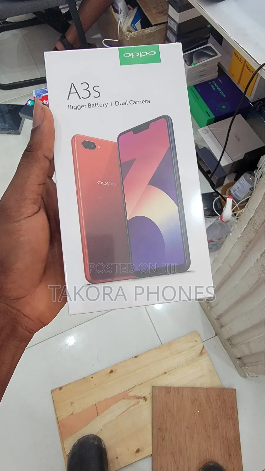 New Oppo A3s 64 GB Black