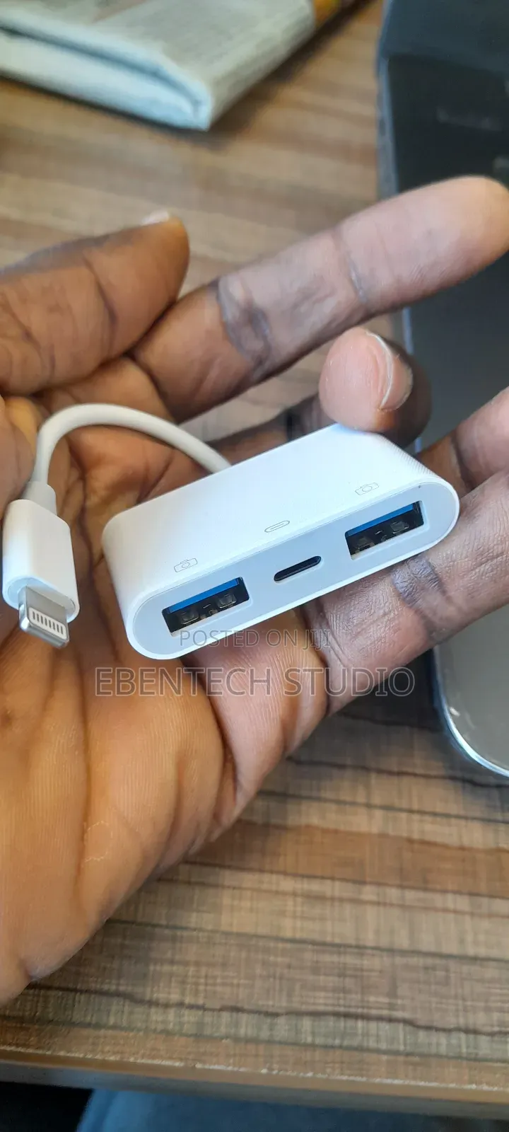 iPhone Lighting To Usb Otg Conveter 2 Usb Ports