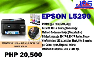Epson Ecotank L5290 A4 Wi-Fi All-in-One Ink Printer With Adf