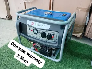 Switch Mode 7.5kva Ecoolmax Petrol Genset 7.5kva Pull Start