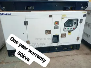 Push Start 50kva Perkins Diesel Genset 50kva Silent Perkins