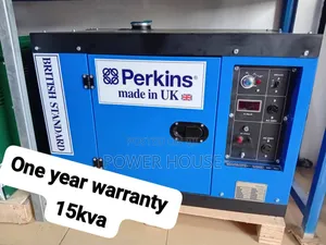Key Start 15kva Perkins Petrol Genset 15kva 13kw Uk Made
