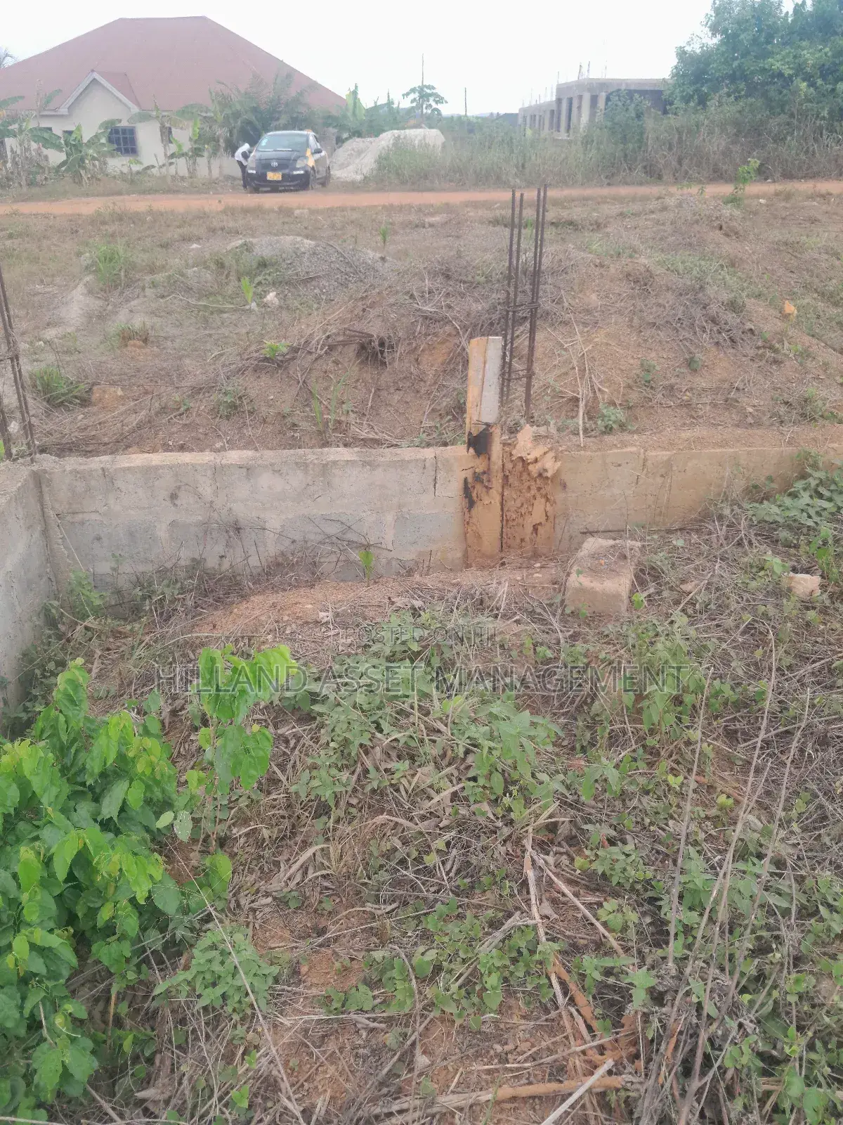 Land With Footings Forsale at Adietem-Mpatado