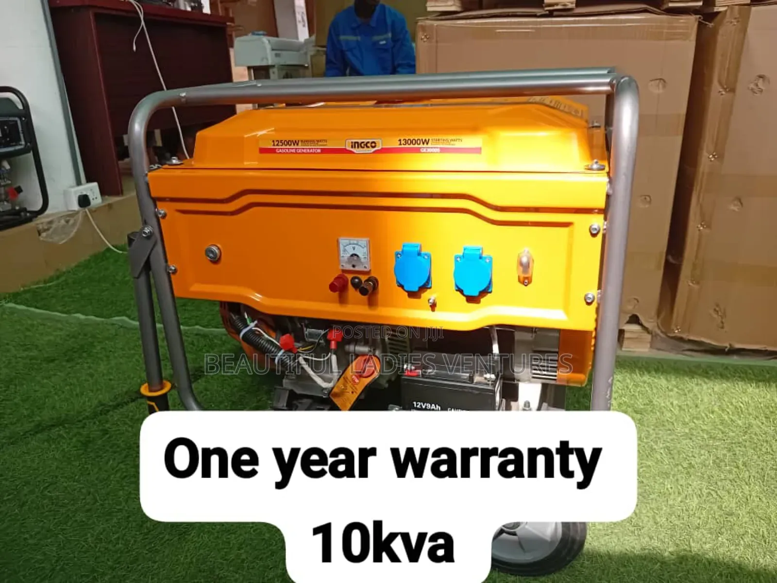 10kva Ingco Gasoline Silent Generator Key Start Brand New