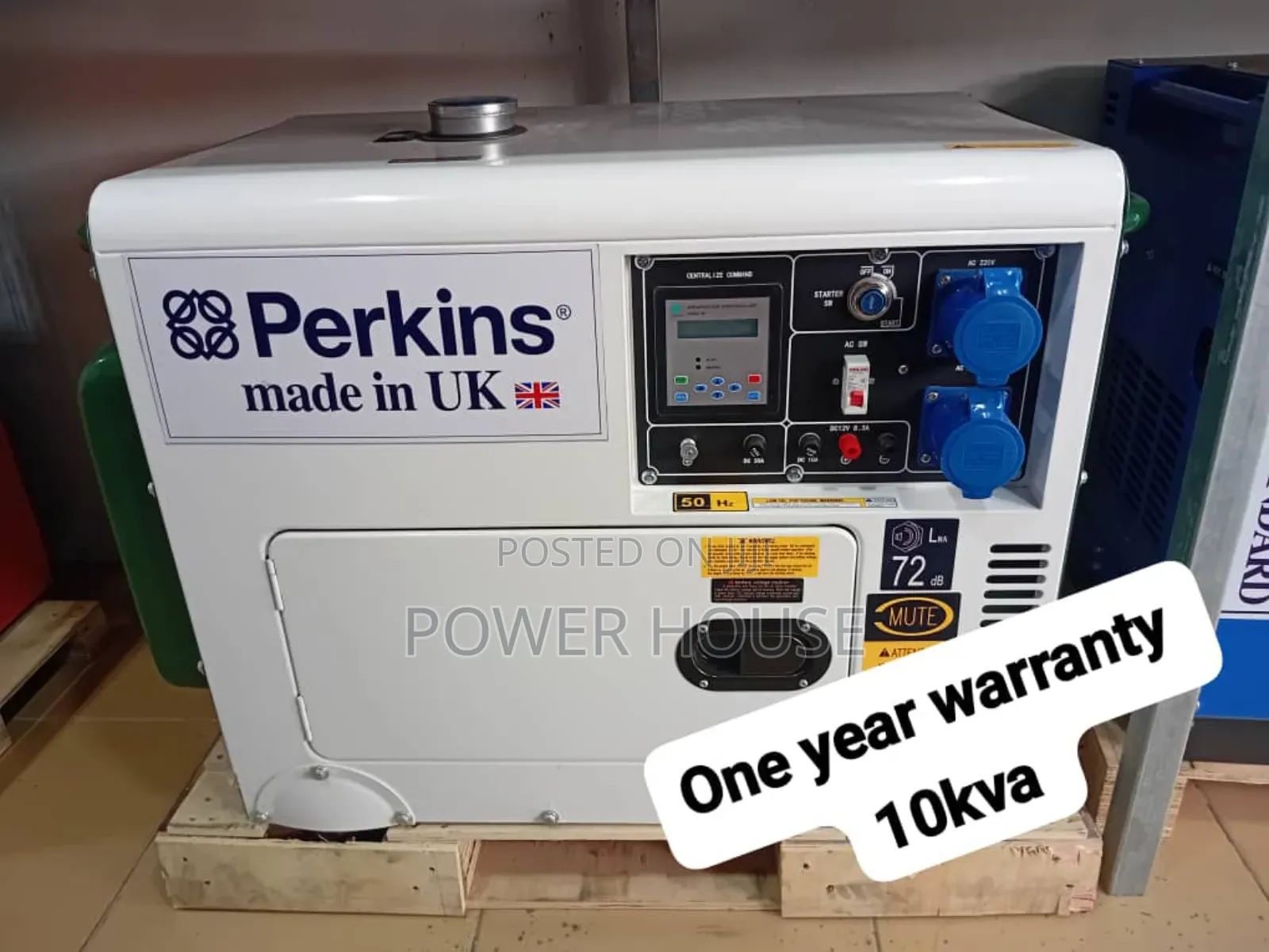 Gassed Up 10kva Perkins Diesel Genset Silent Uk 10kva 13kw