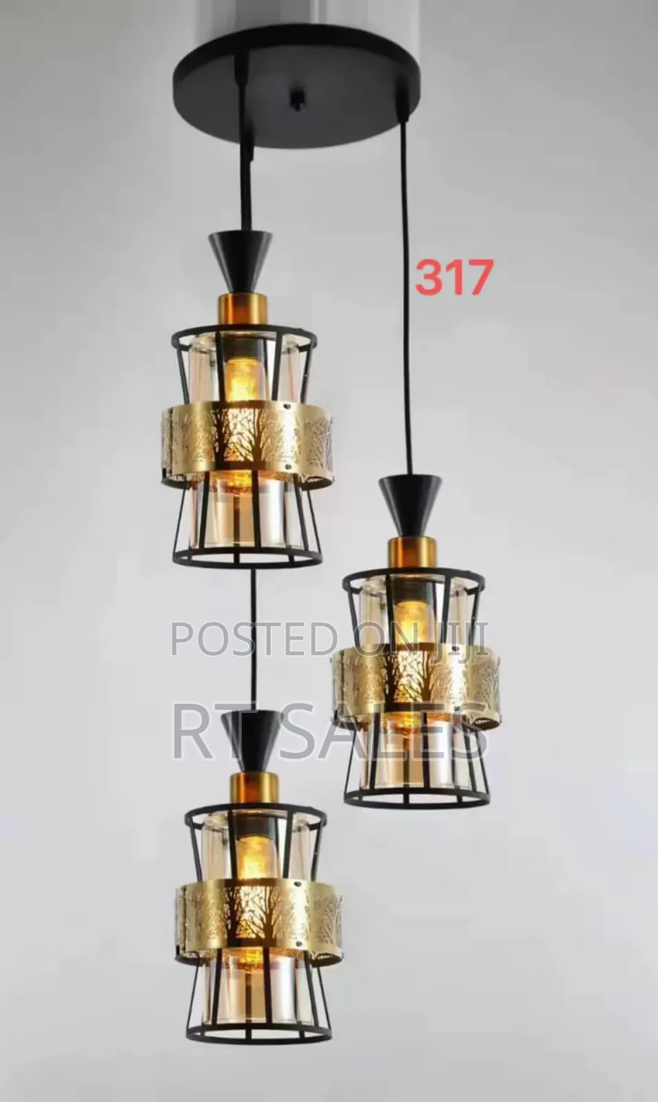 Modern Brand New 3 in 1 Pendant Light.