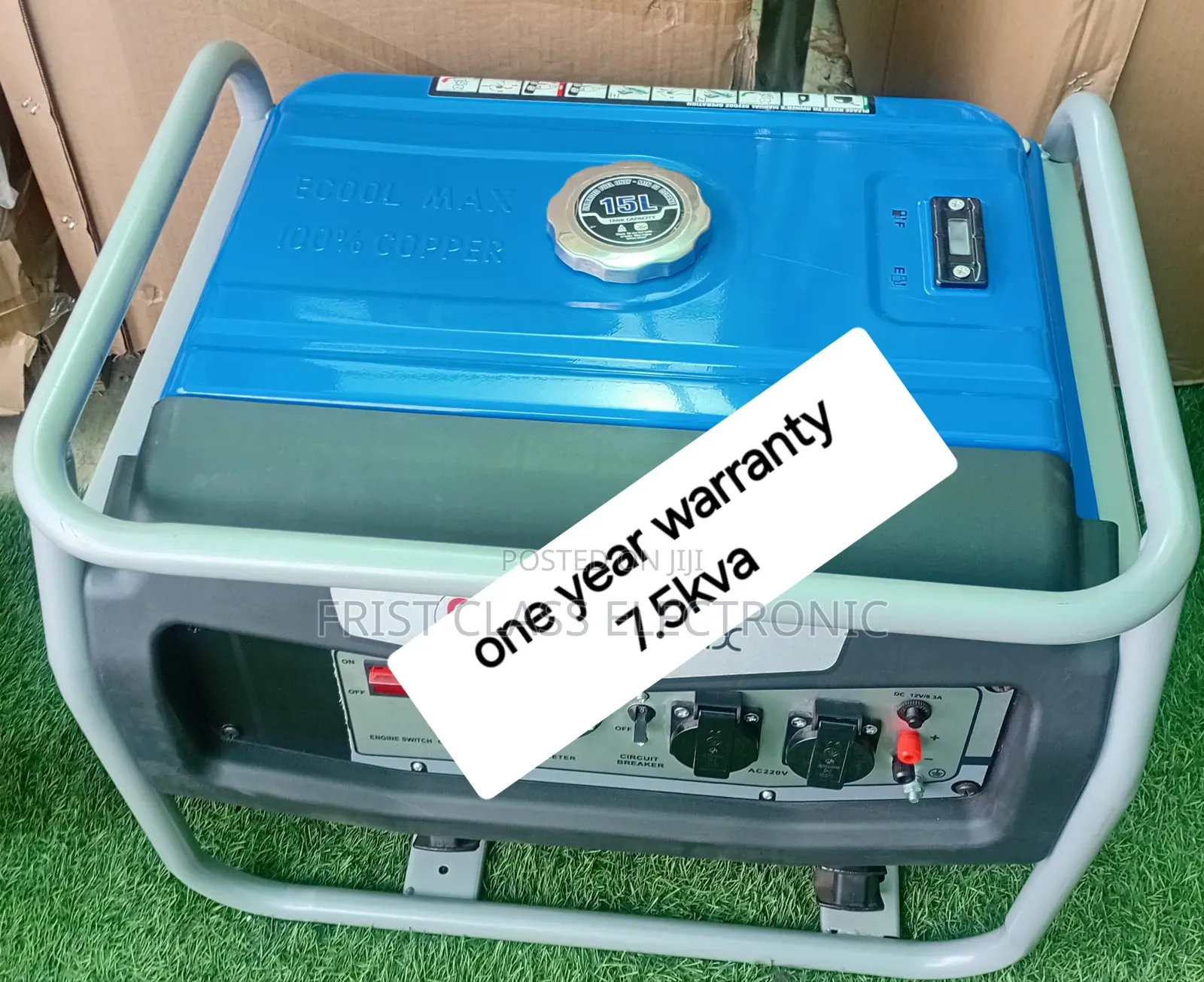 7.5kva Petrol Genset for Continuous Power Recovery