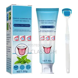 Eelhoe Tongue Coating Cleaning Gel With Brush Tongue Coating