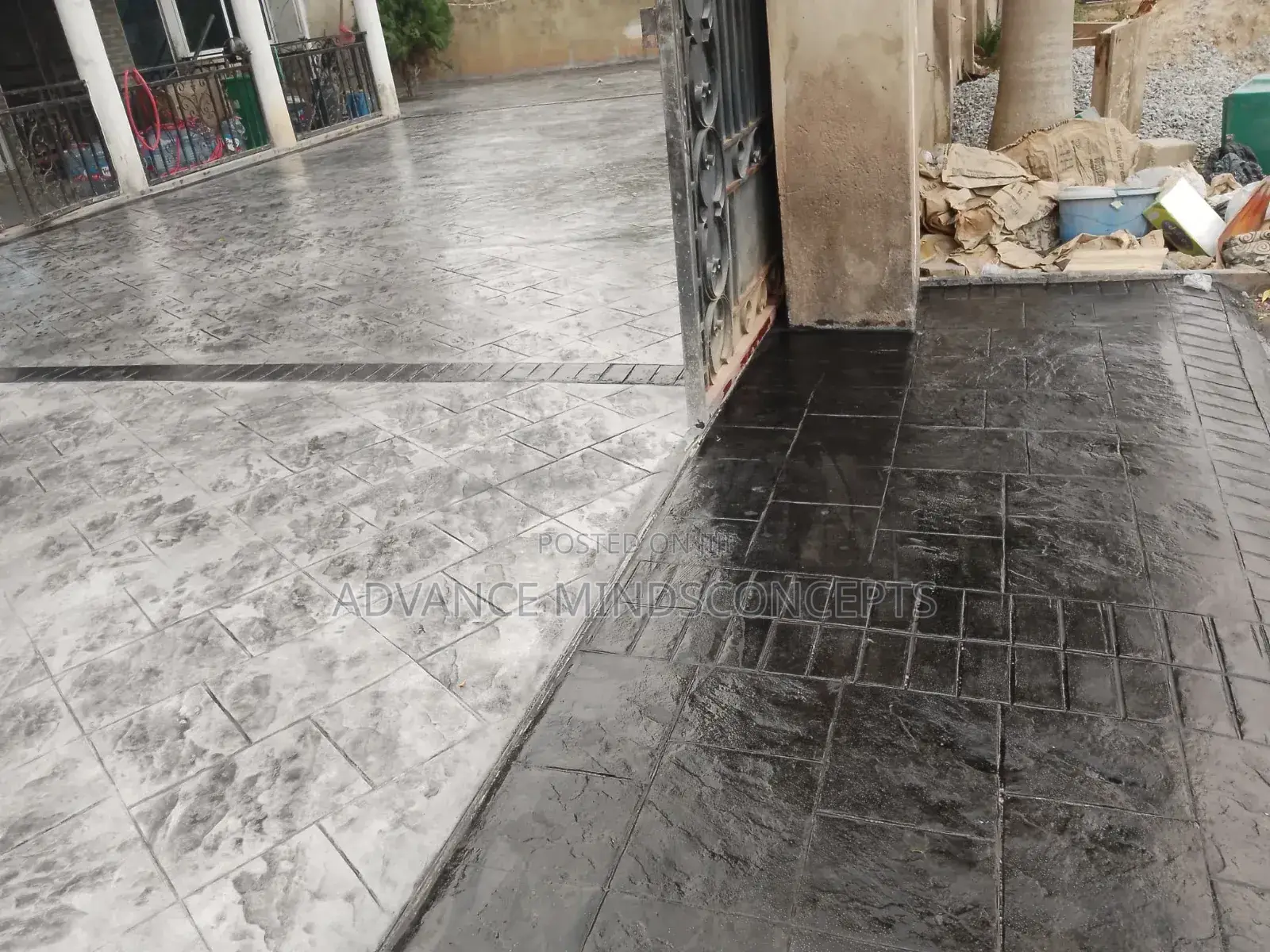 Silver With Black Border