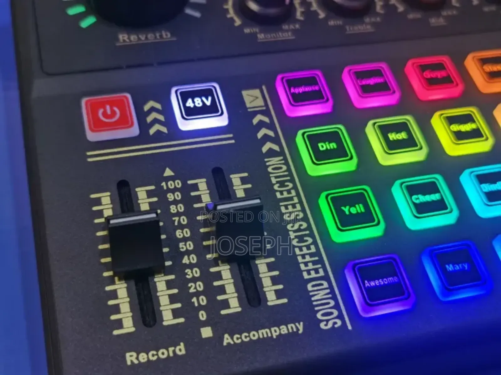 Live Podcast Sound Card With 48v