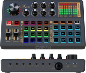 Live Podcast Sound Card With 48v