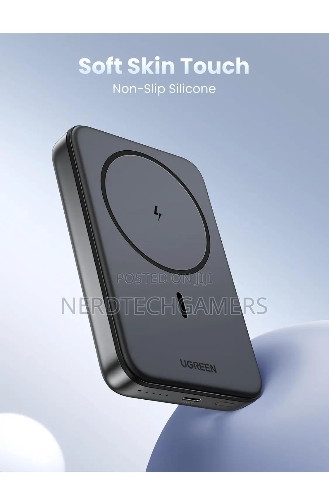 Ugreen Magnetic Power Bank, 10,000mah Wireless Portable CHRG