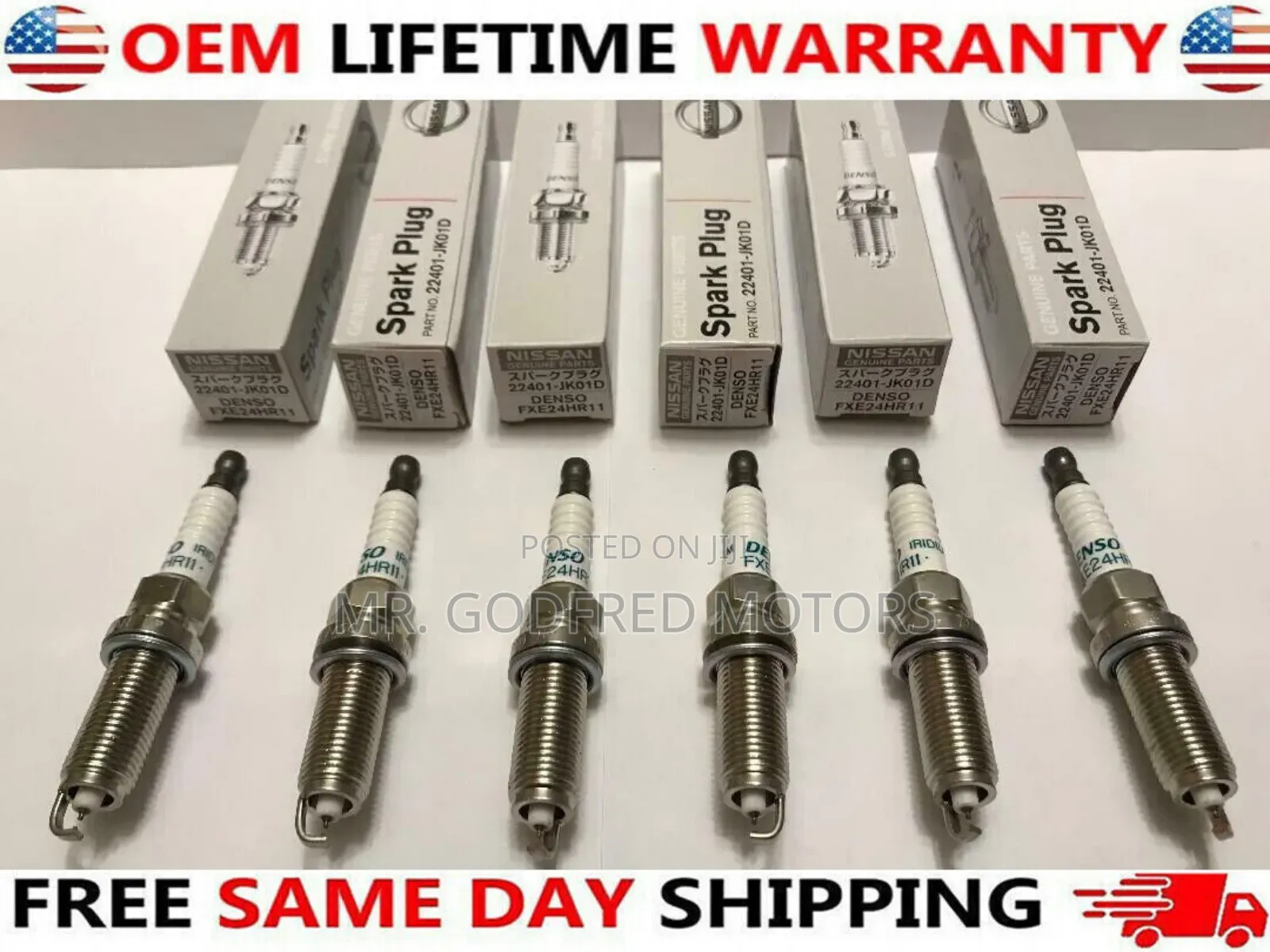 Infinite Fx35 2013-16 Spark Plugs. Original.