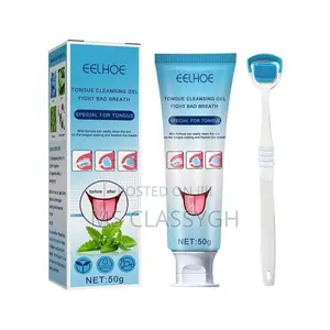 Eelhoe Tongue Cleaning Gel With Brush Oral Care Removal