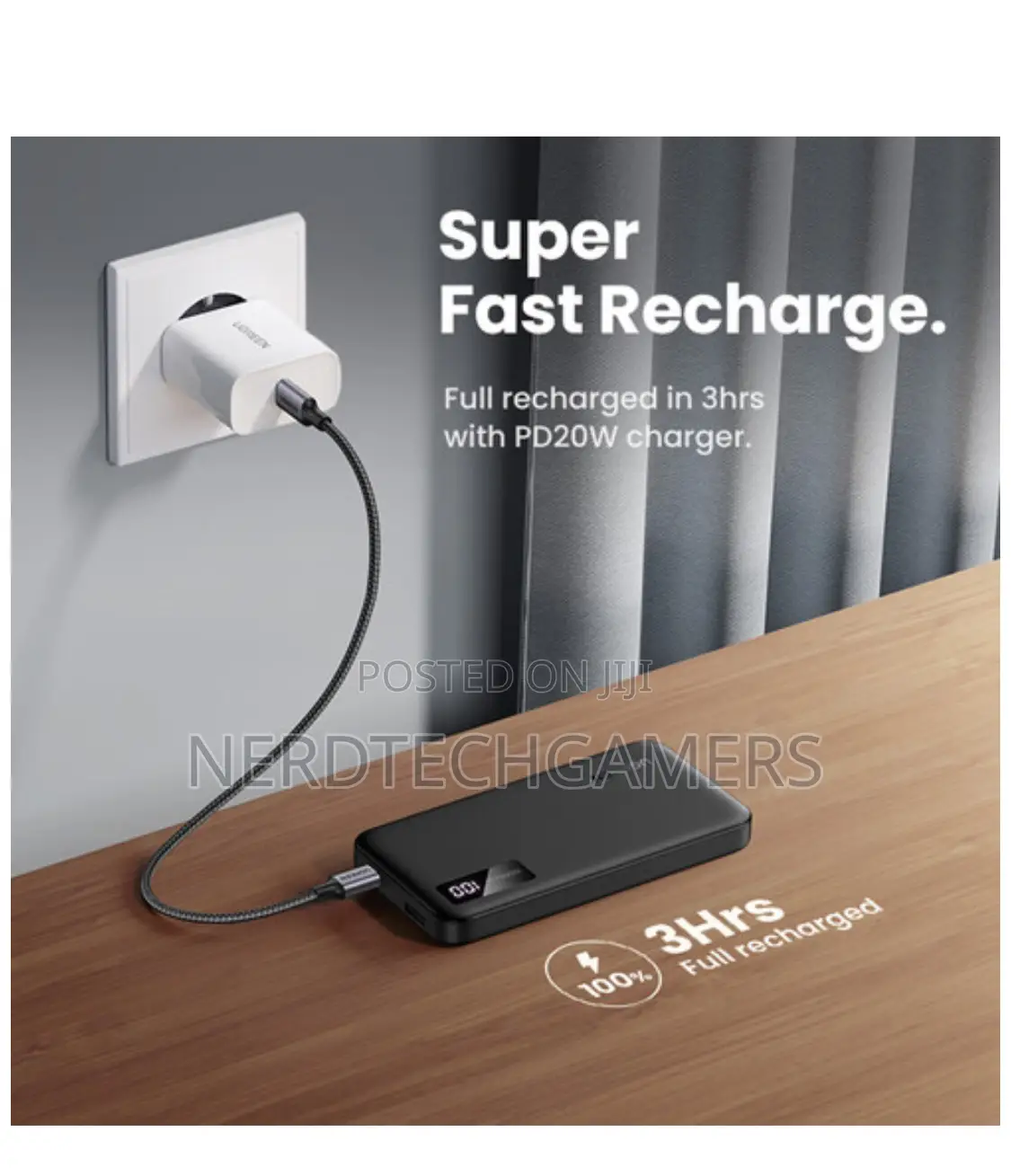 Ugreen Pb311 Usb-C Power Bank (10,000 Mah)