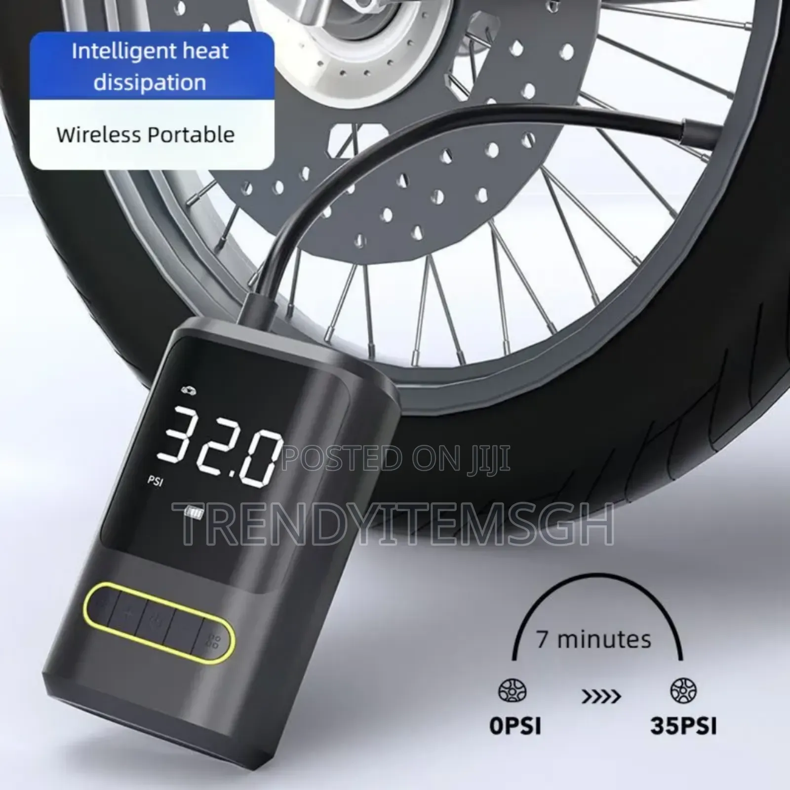 Portable Rechargeable Car Air Pump Compressor