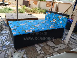 Blue Flowered on Black