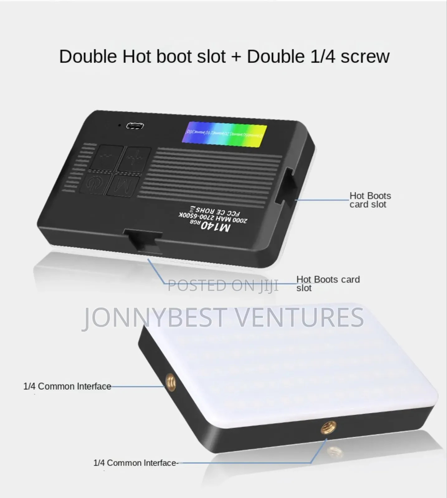 RGB Selfie Light M140 Video Light