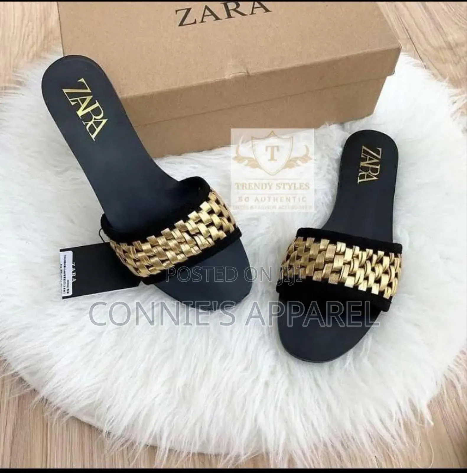 Original Zara Flat Slippers for Women