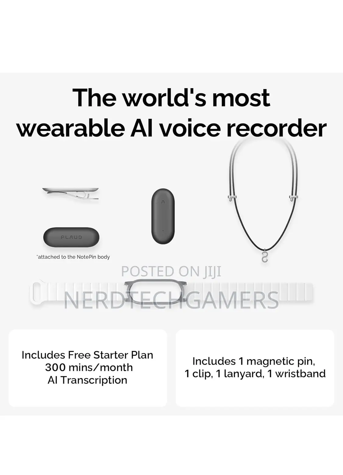 Ai Voice Recorder, Plaud Notepinvoice Recorder, App Control,
