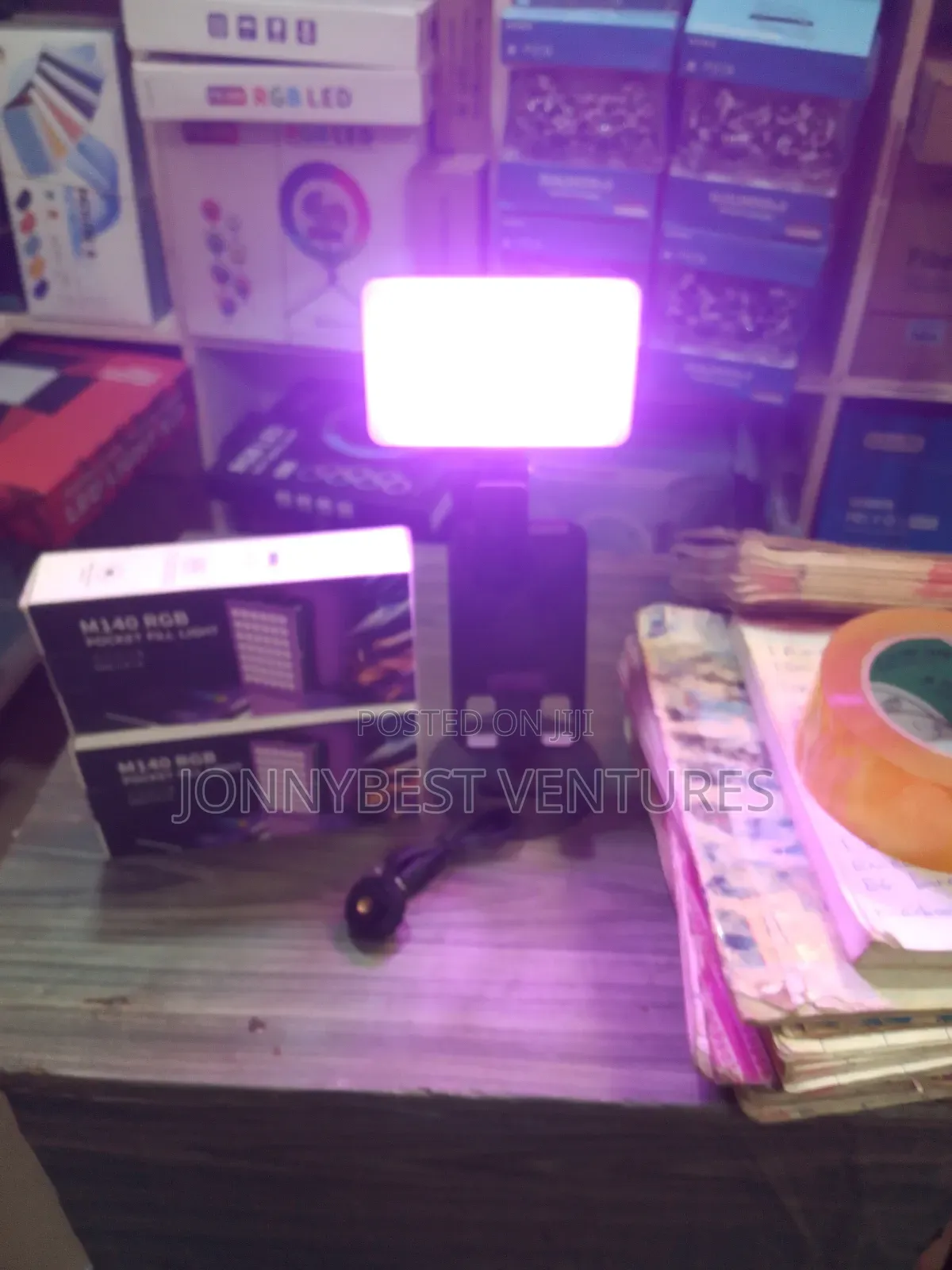 Professional M140 RGB Selfie Light Camera Light