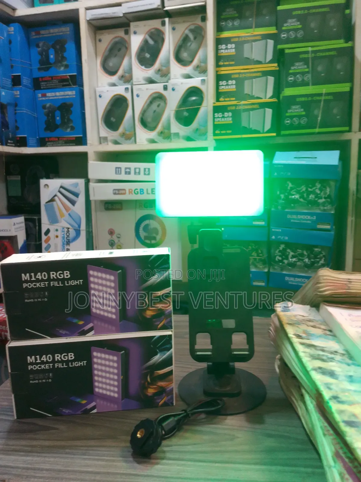 Professional M140 RGB Selfie Light Camera Light
