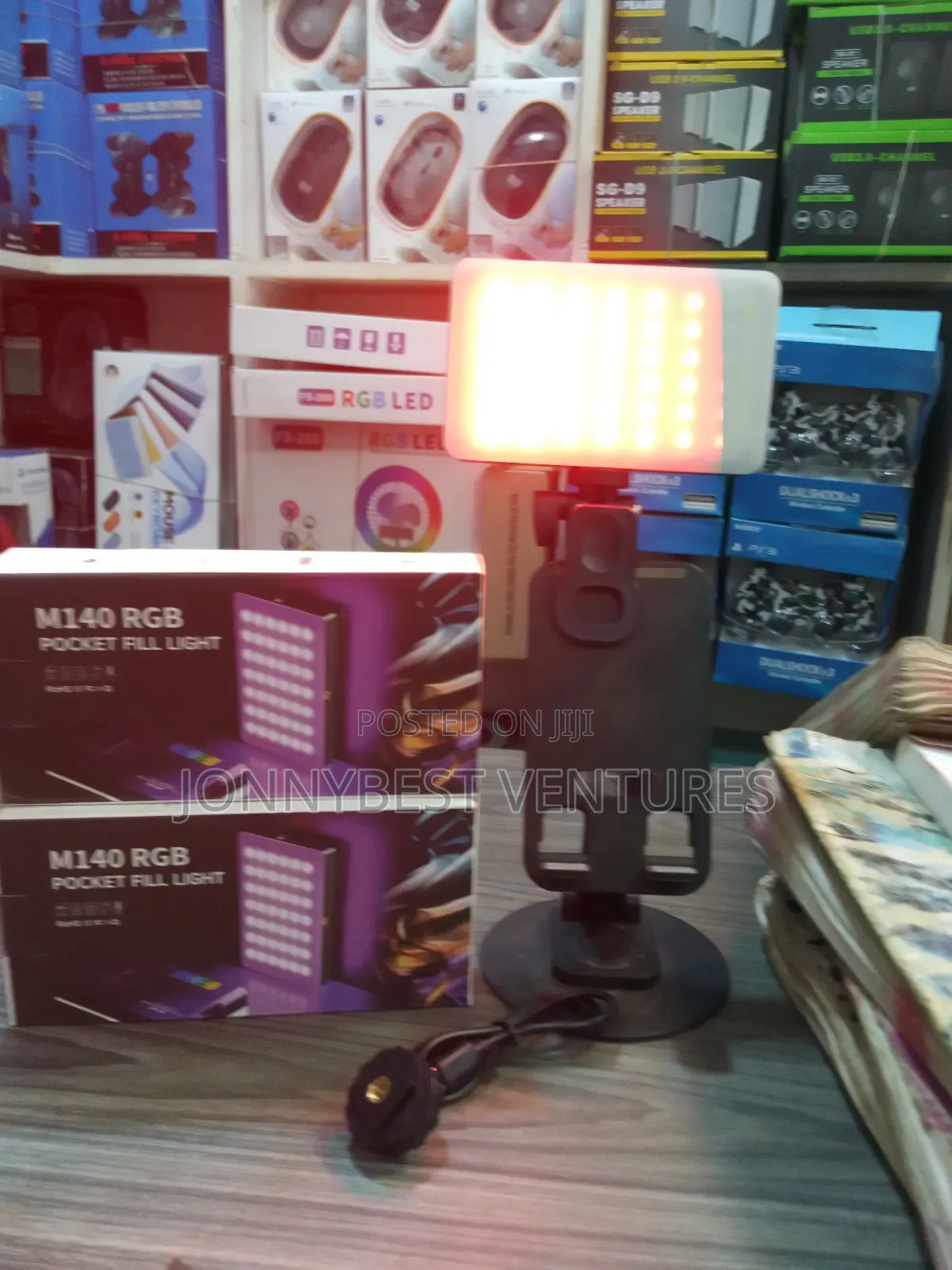 Professional M140 RGB Selfie Light Camera Light