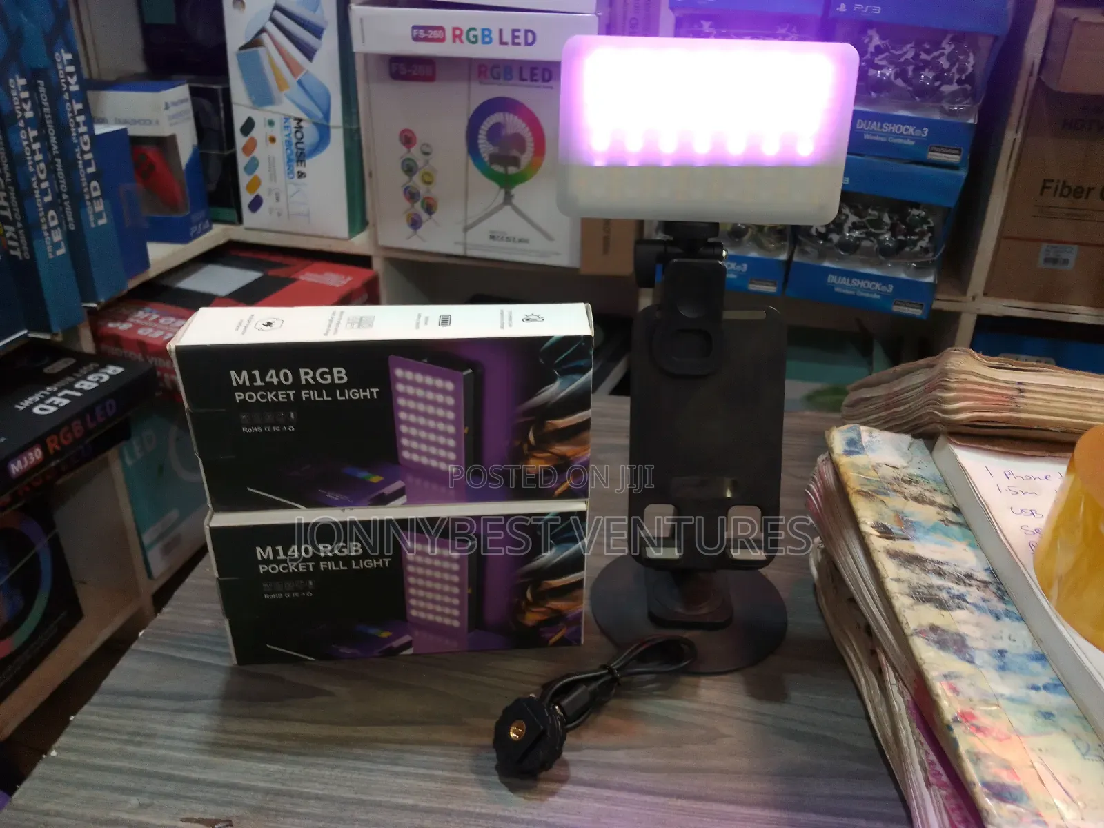 Professional M140 RGB Selfie Light Camera Light