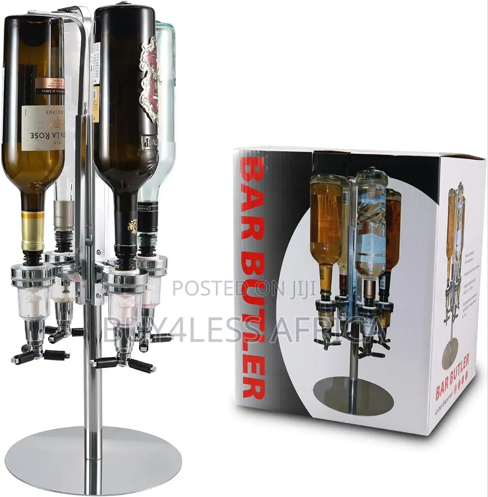 6 Bottle Shot Wine Dispenser Bar Butler