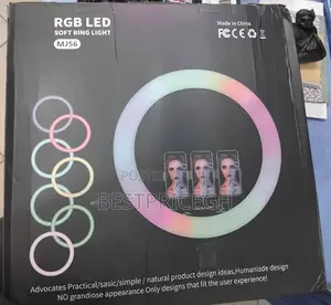 RGB Led Soft Ring Light Mj56 Big Size