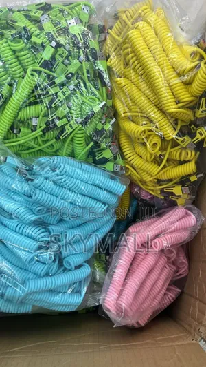 Car Spring Usb Charging Cable
