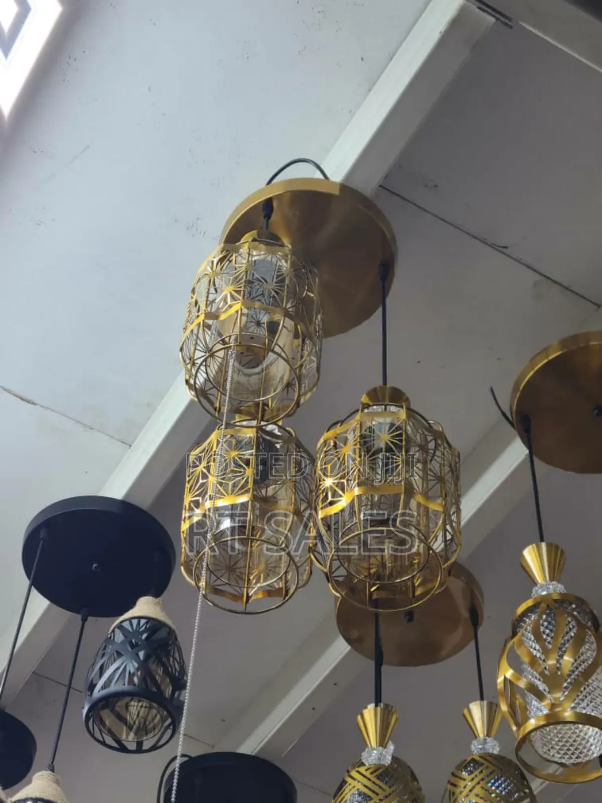 Golden Luxury Ceiling Pendant Light.