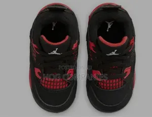 Kids Air Jordan 4 Toddler Red Thunder Sneakers - Fast Delivery in 2hrs