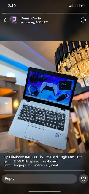 Laptop HP EliteBook 840 G3 8GB Intel Core I5 SSD 256GB