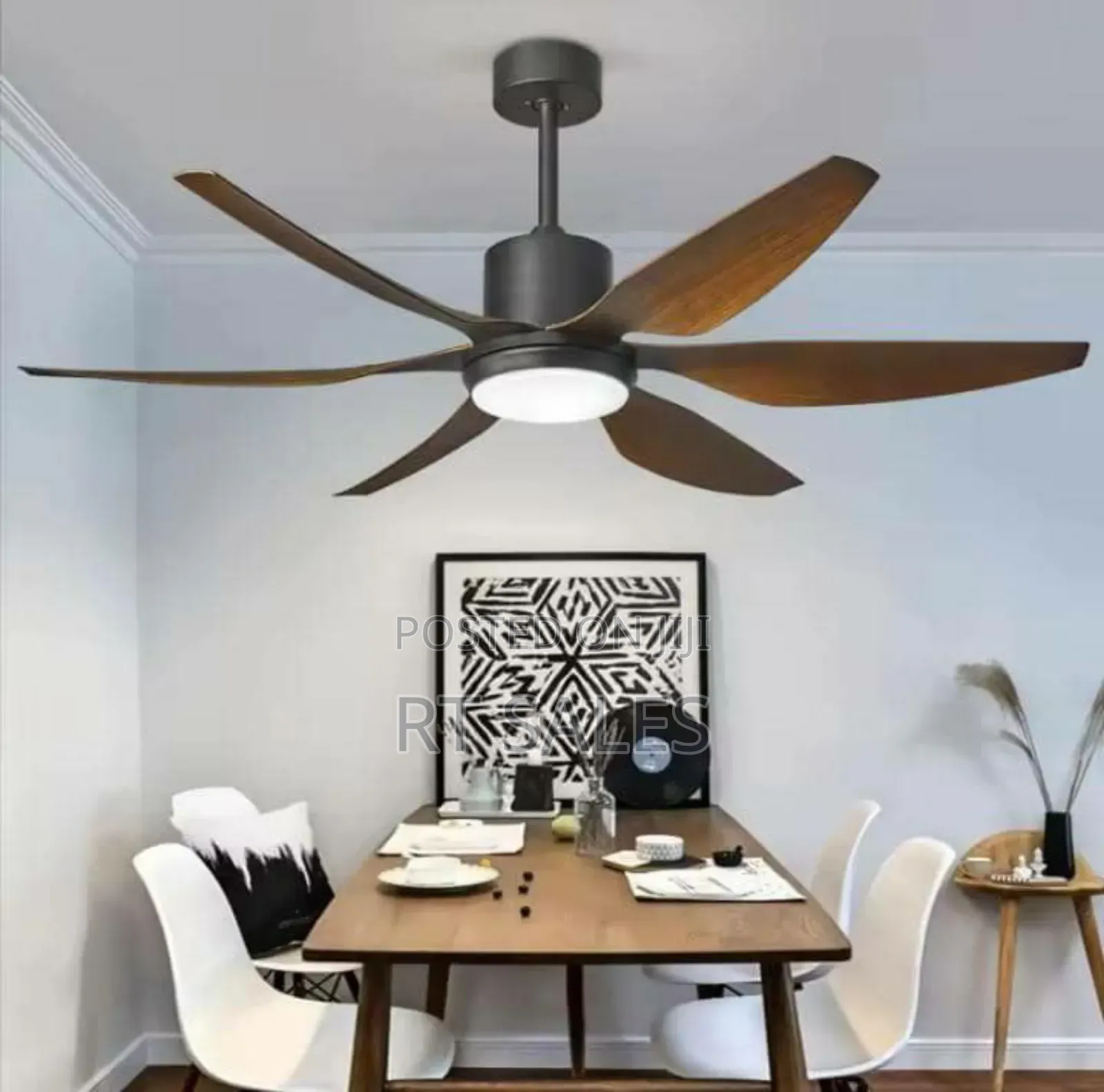 Remote Control Ceiling Fan With Light.