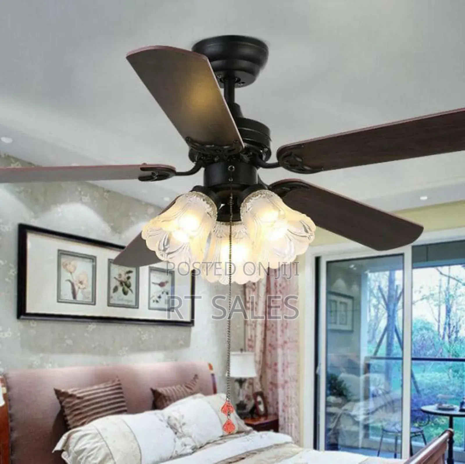 Luxury Remote Control Ceiling Fan With Light.