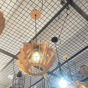 Wooden Single Pendant Light