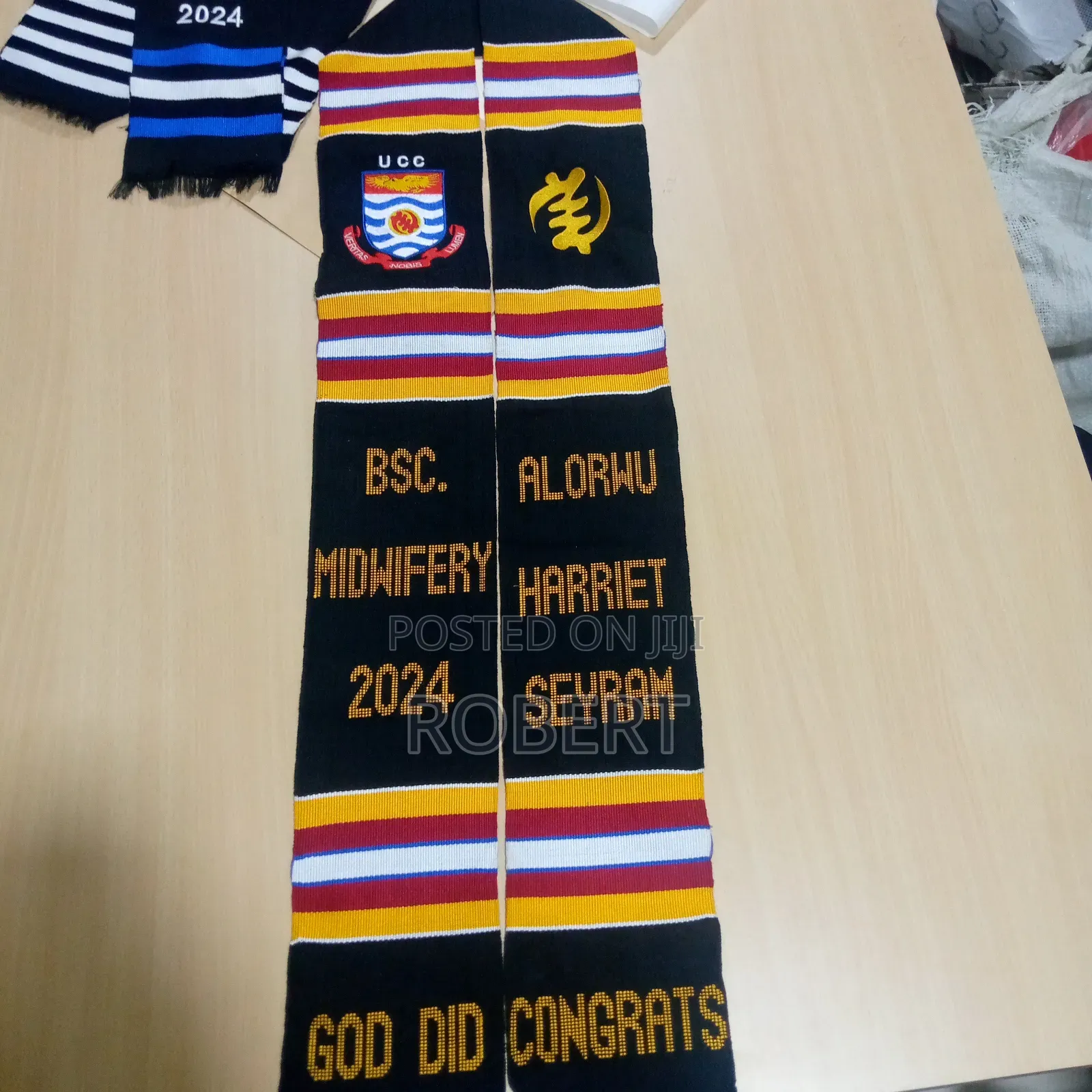 Son of Sanity Handmade Kente Sash Production