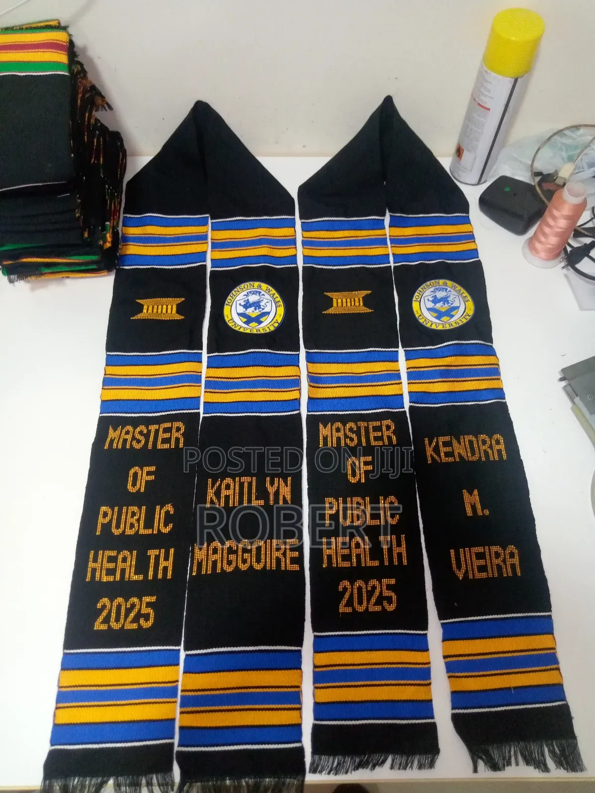 Son of Sanity Handmade Kente Sash Production