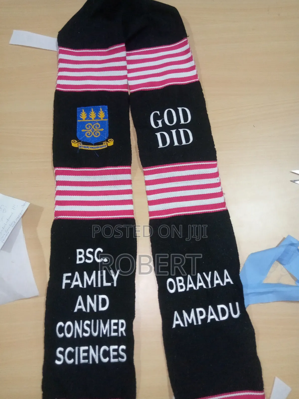 Son of Sanity Handmade Kente Sash Production