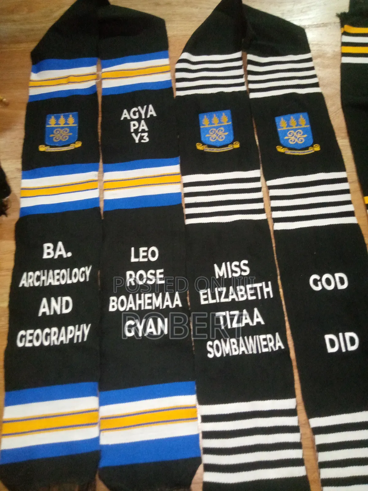 Son of Sanity Handmade Kente Sash Production