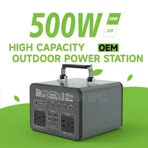 Heavy 500w Portable Power Station With Solar Panel