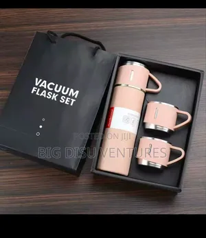 500ml Thermal Vacuum Flask With 2 Extra Cups
