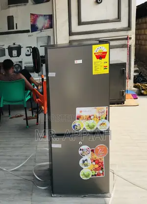 Get Affordable Galaxy 200tm Double Door Fridge,Dark Gray